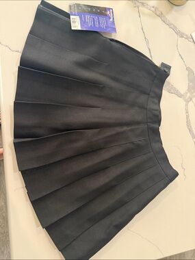 Classic Pleated Black Women's Reebok Tennis Skirt